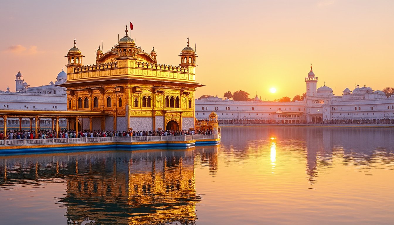 Amritsar: Der prunkvolle Goldene Tempel im indischen Punjab