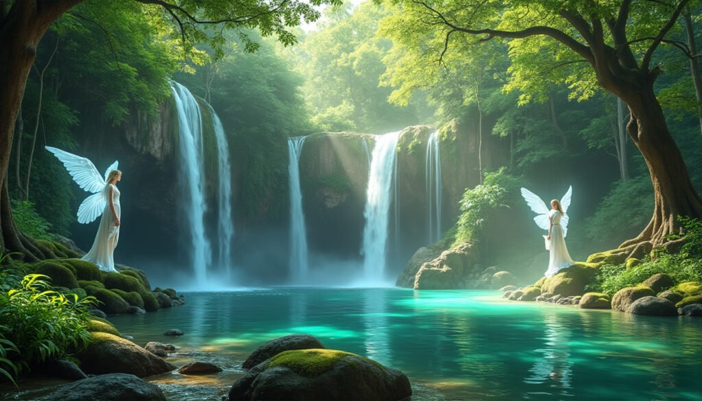 entdecken sie den dantewada land of angels wasserfallpark nahe chiang mai – ein malerisches naturparadies mit atemberaubenden wasserfällen und üppiger landschaft.