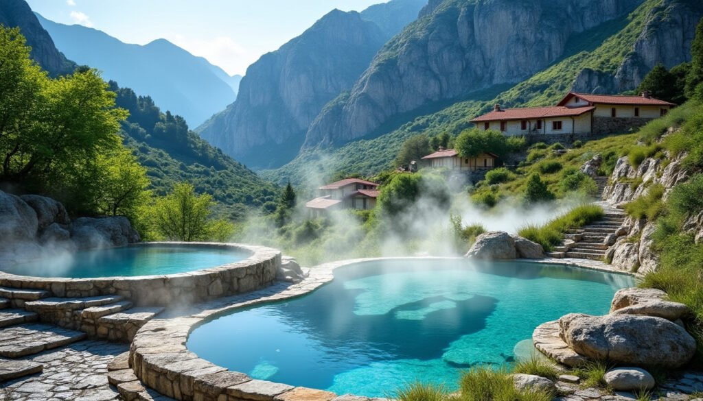 entdecken sie die schönsten sehenswürdigkeiten und entspannenden thermalquellen in përmet, albanien – ihr perfektes reiseziel für natur und erholung.
