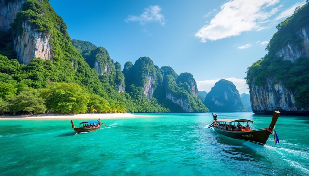 entdecken sie die phi-phi-inseln und maya bay bei einem unvergesslichen bootsausflug ab ao nang. erfahren sie alles über die highlights, tipps und erlebnisse dieser traumhaften reise.